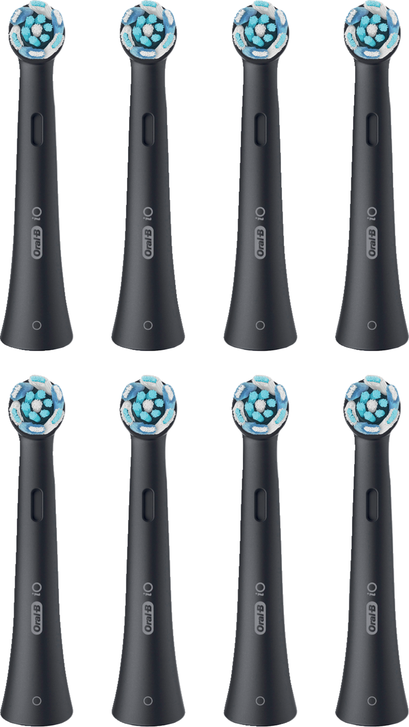 Oral-B iO Series Ultimate Clean Tandbørstehoveder - Sort - 8-pak