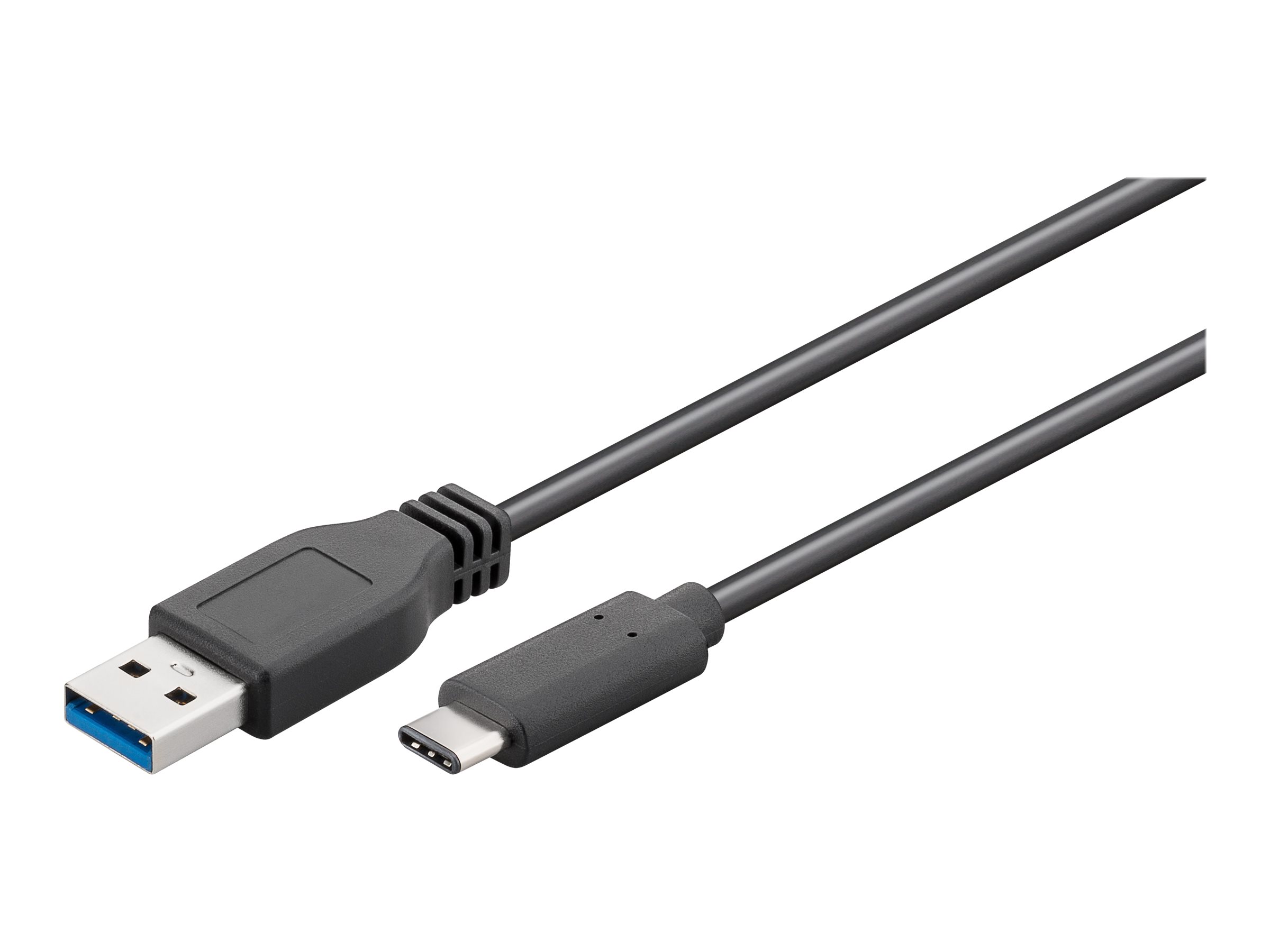 USB 3.0 til USB-C kabel. Goobay. Synk & opladning. Sort. 2m.