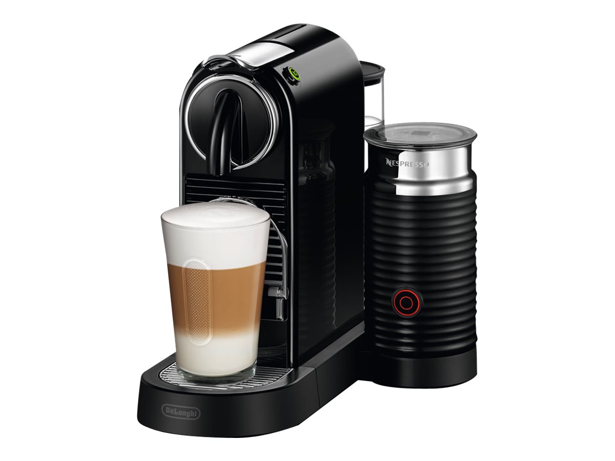 De'Longhi Nespresso CitiZ EN 267.BAE - Kaffemaskine med mælkeskummer - 19 bar - sort