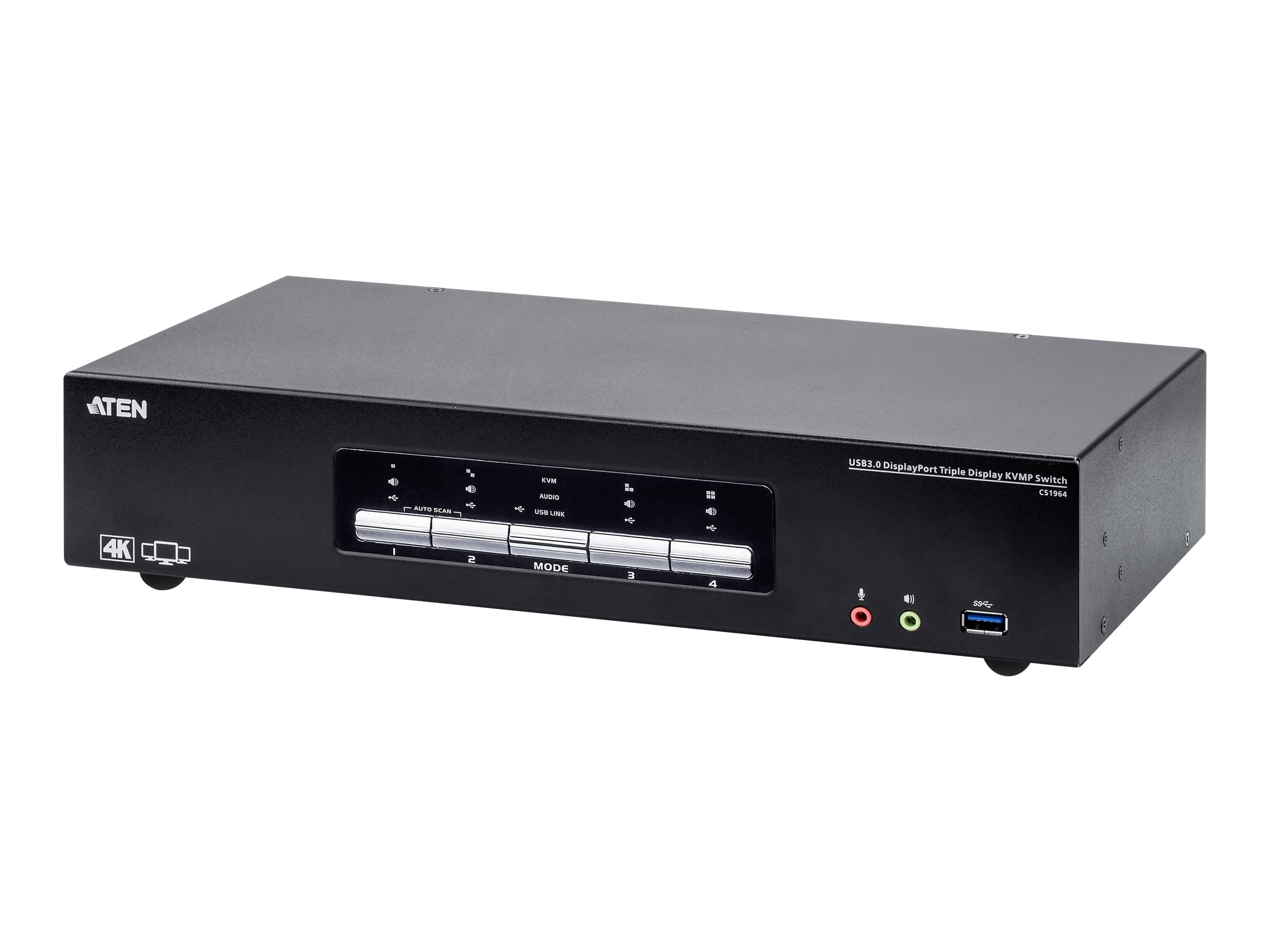 ATEN CS1964 KVM / audio / USB switch Desktop
