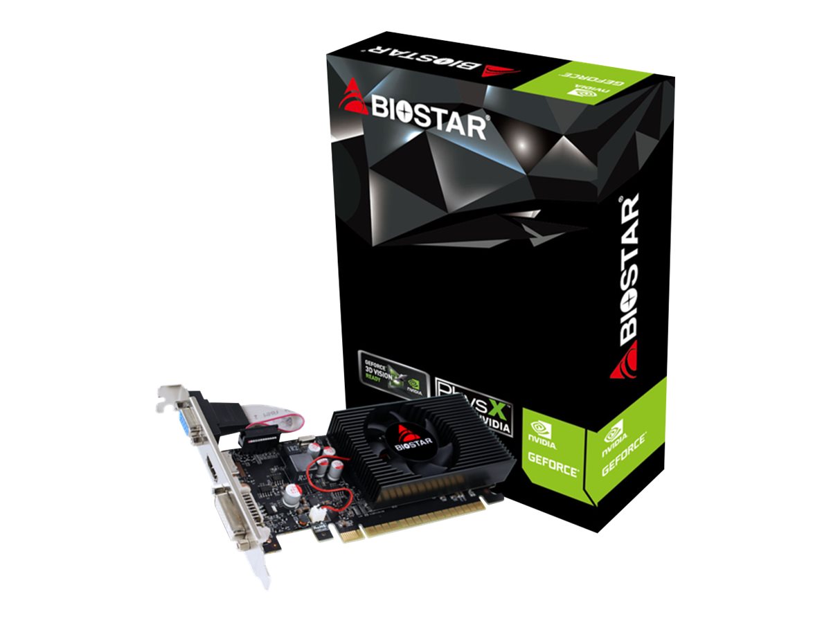 BIOSTAR GeForce GT 730 - 2GB GDDR3 RAM - Grafikkort