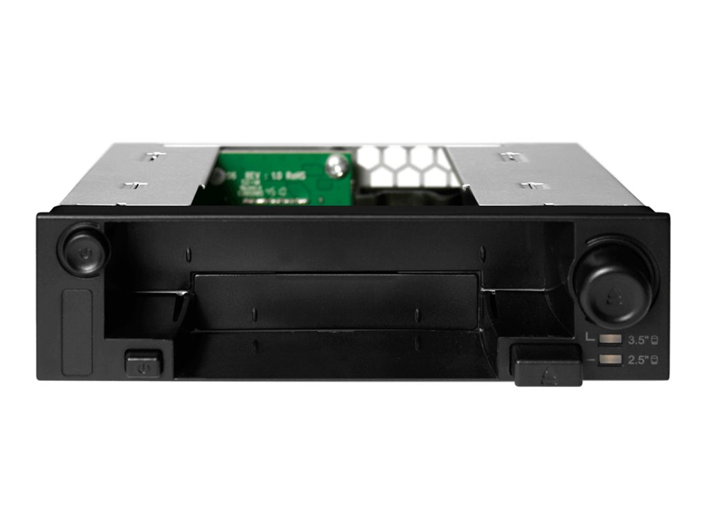 Cremax ICY Dock DuoSwap Hus til lagringsenhed 2.5" 3.5" Sort