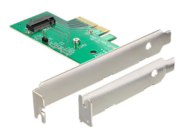 DeLOCK kontrollerkort, PCI-E 4.0 x4, 1xM.2(NGFF),inkl lavprofils brack