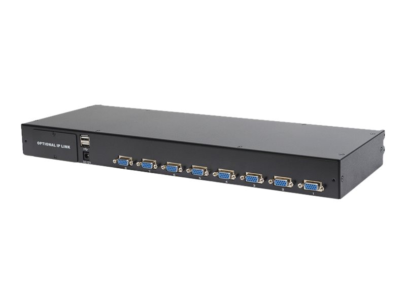DIGITUS Professional DS-72213 - KVM switch - 8 x KVM port(s) - desktop