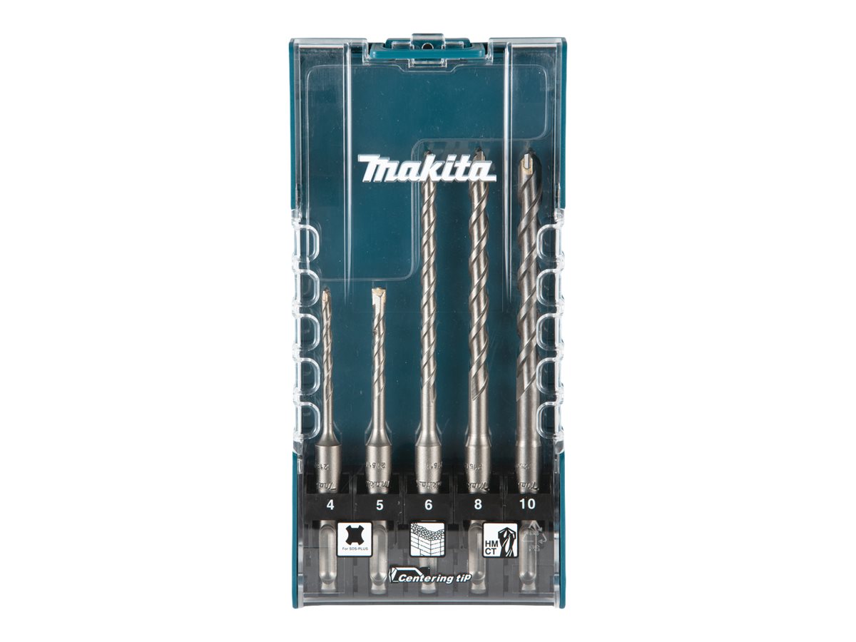 Makita E-15718 Drill Bit Set - For Concrete Bricks - 5 pieces