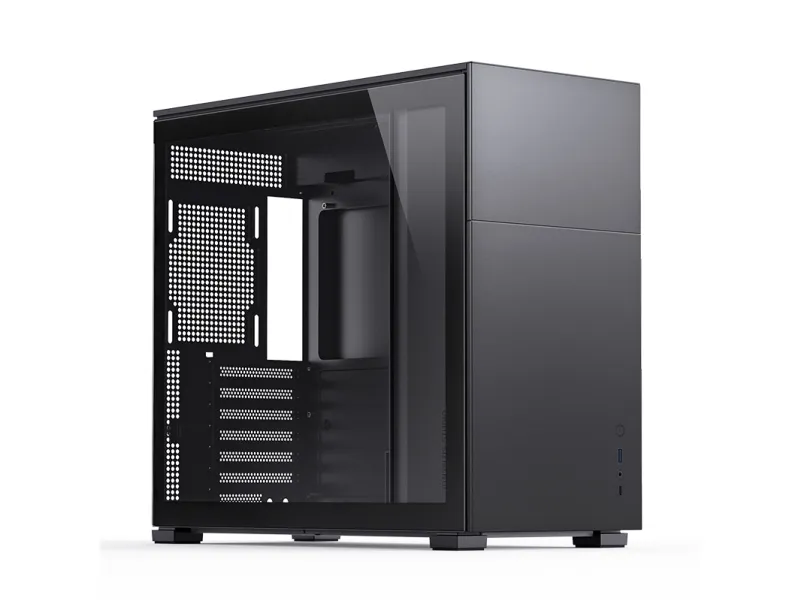 PC kabinet Jonsbo D41 ATX med hærdet glas – sort