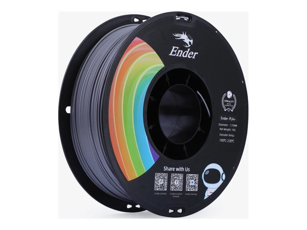 Creality Creality Ender PLA+ - 1.75mm - 1kg Grå 6971636403180 Modsvarer: N/A