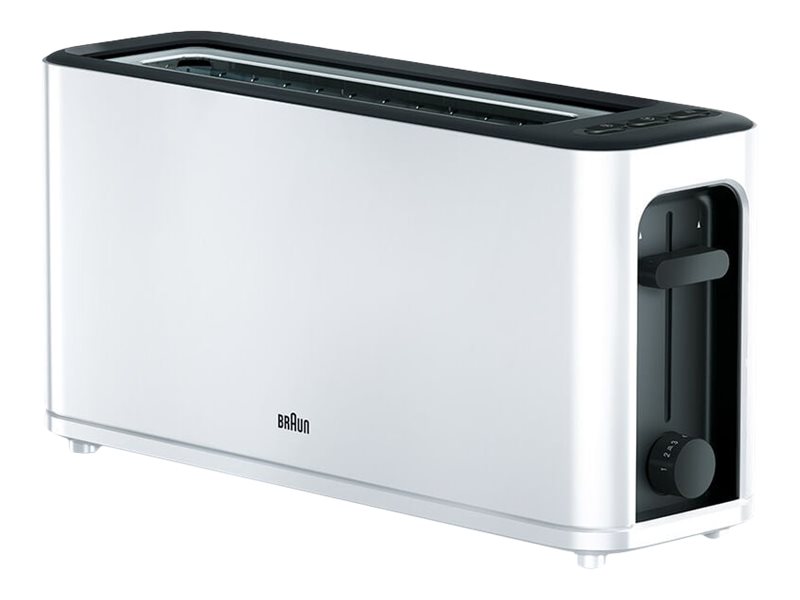 Braun PurEase HT3100WH - Brødrister - 2 skive - 1 Holdere - hvid