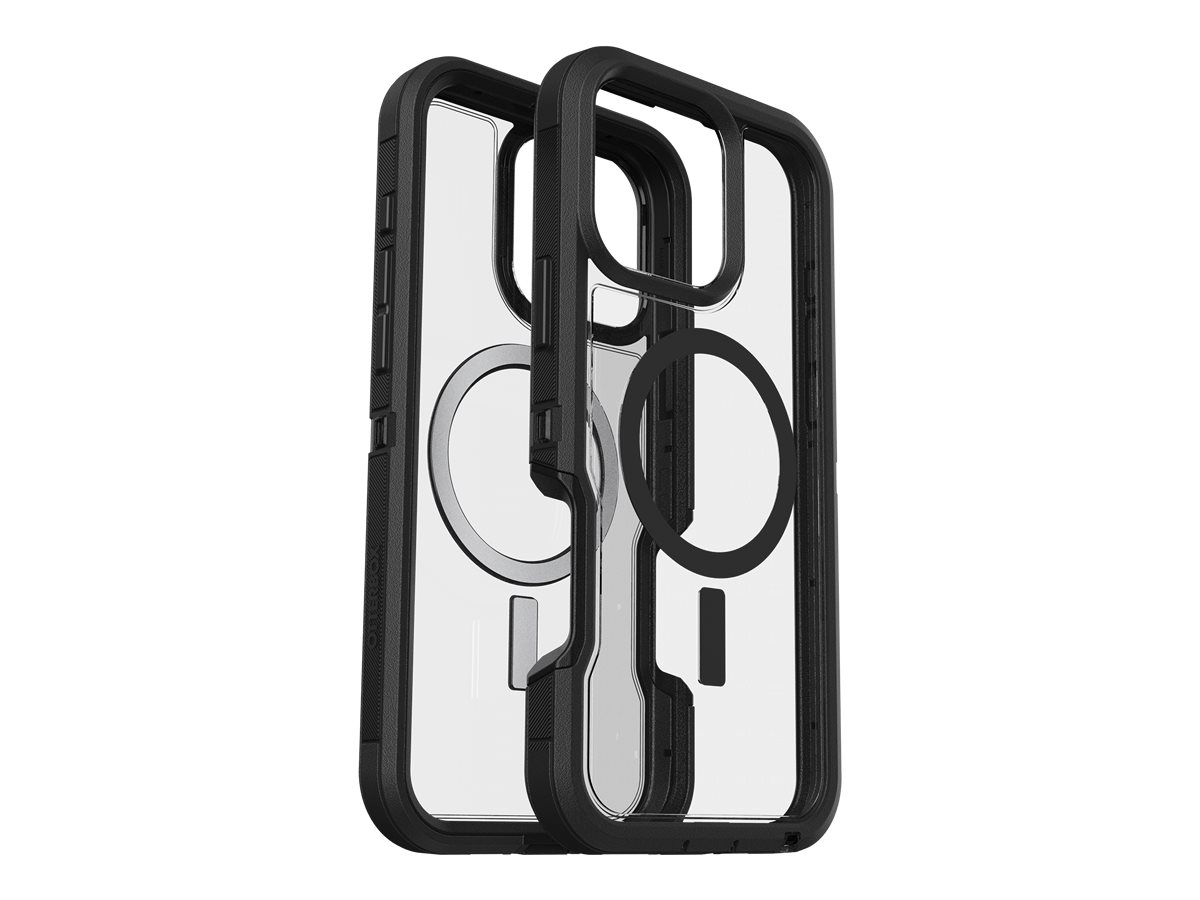 OtterBox Defender Series XT Beskyttelsescover Mørk side (klar/sort) Apple iPhone 16 Pro Max