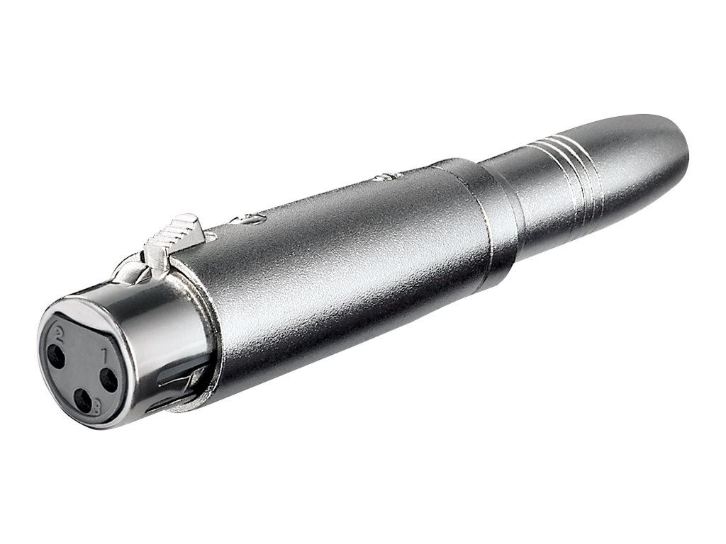 Pro XLR Adapter 3pin XLR F - Jack Mono F