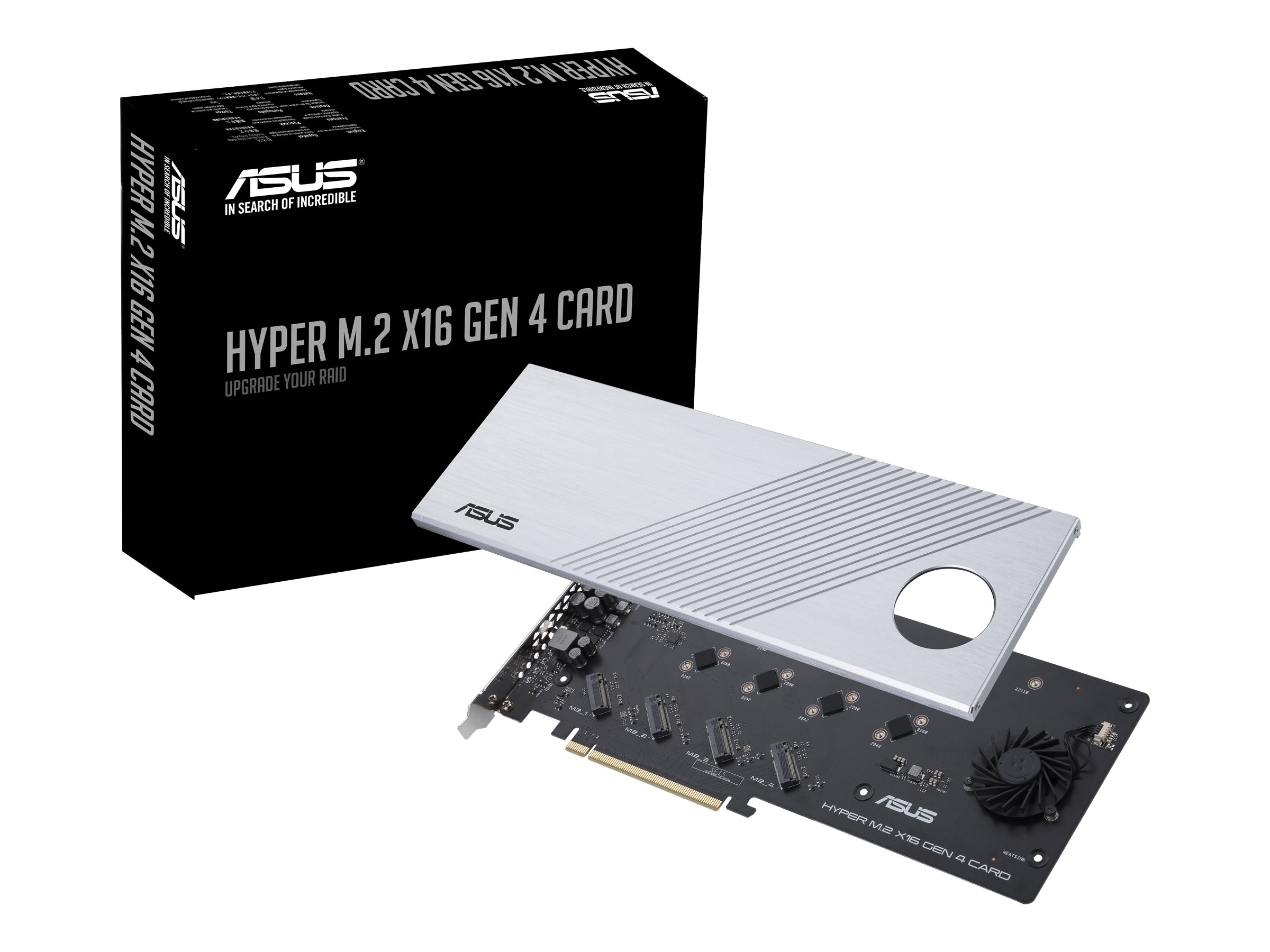 ASUS HYPER M.2 X16 CARD Gen. 4 M.2 Adapter - GEEKD.dk