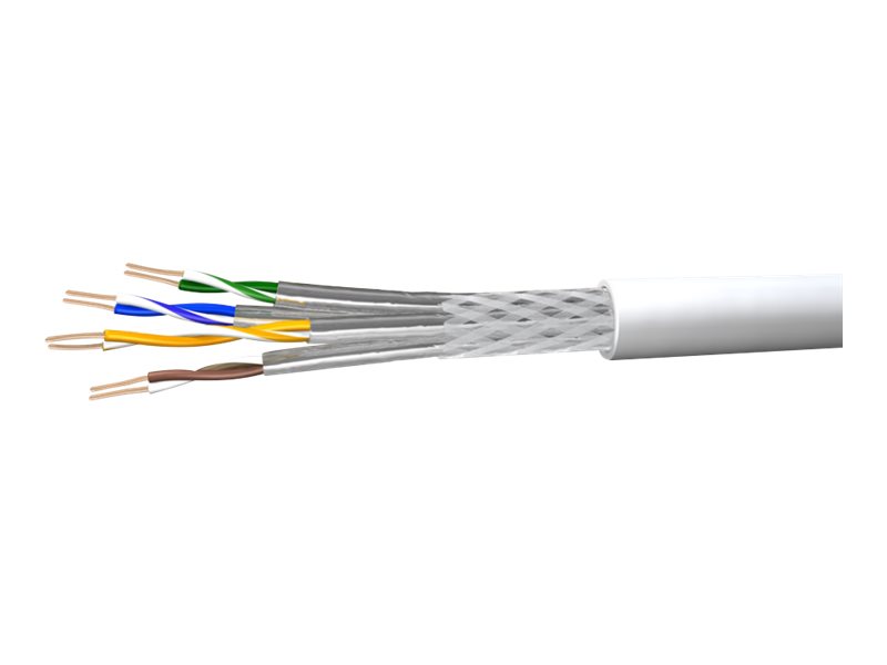 Draka installationskabel UCHome SS26 Cat 7 S/FTP PiMF - hvid, 100 m ring