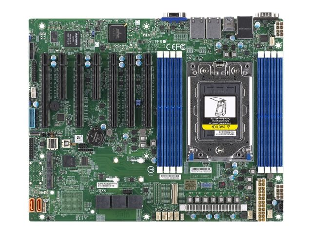 Supermicro H12SSL-i (BULK) Bundkort - AMD SP3 socket - DDR4 RAM - ATX
