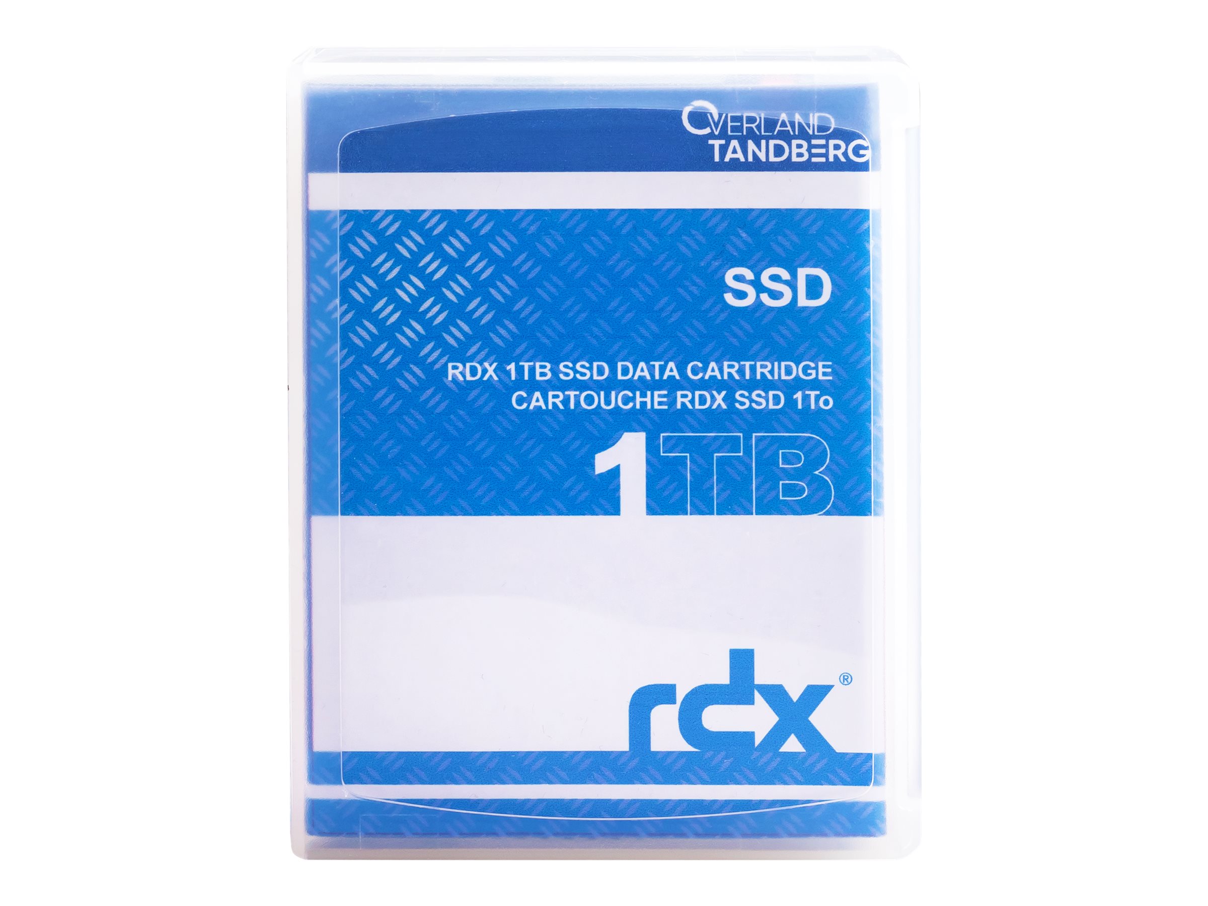 Overland-Tandberg 8877-RDX, RDX-patron, RDX, 1 TB, FAT32, NTFS, exFAT, ext4, Sort, RDX QuikStor