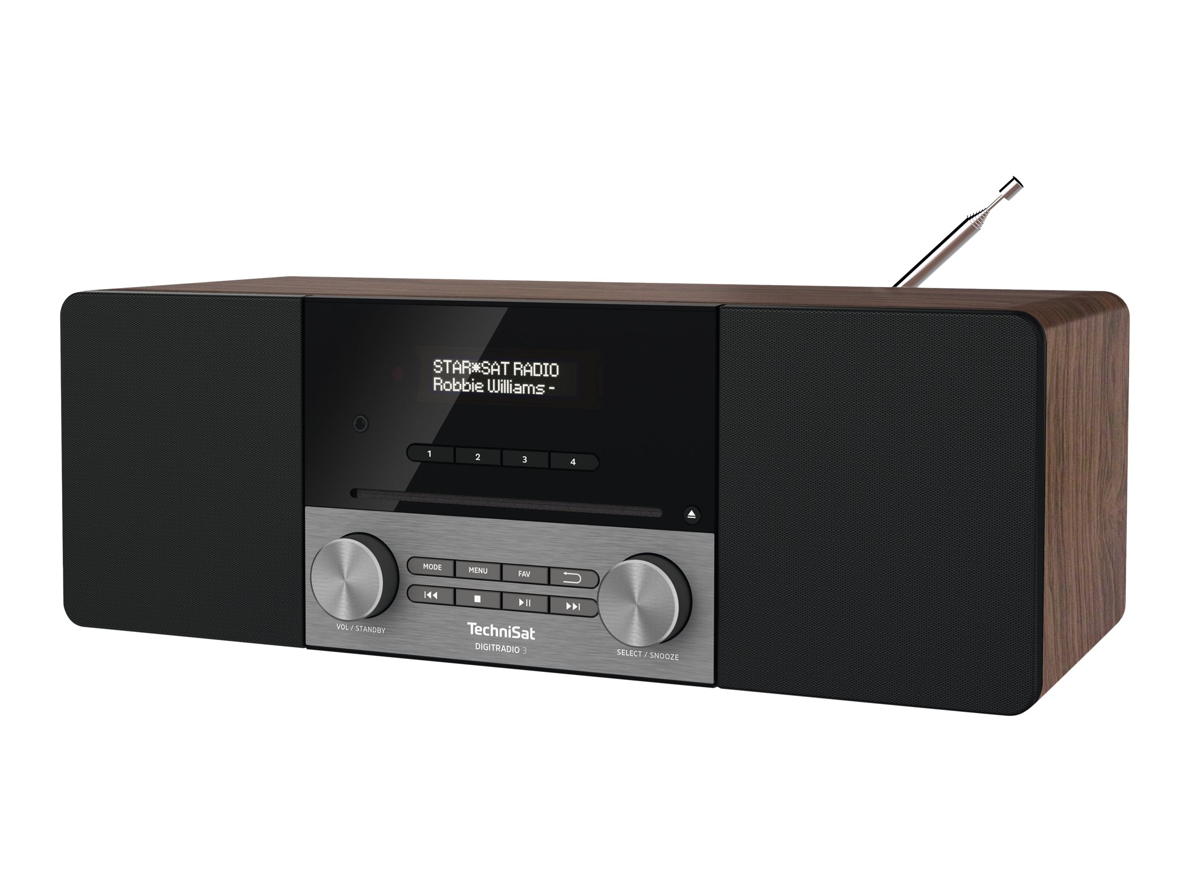 TechniSat 3 Forstærker DAB radio Cd / MP3-afspiller Radio Bluetooth-audiomodtager