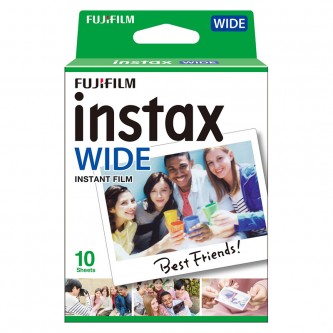 Fujifilm Instax Wide - Farvefilm til umiddelbar billedfremstilling (instant film) - ISO 800 - 10 optagelser