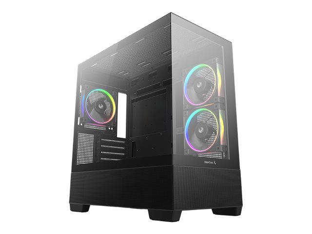 DeepCool CG380 3F - Kabinet - Minitower - Sort