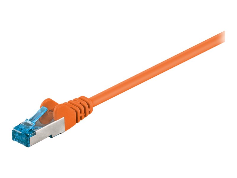 S/FTP netværkskabel - CAT6a PiMF Halogenfri, Orange (2m)