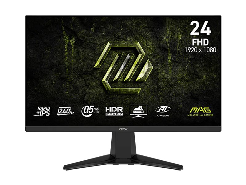 MSI MAG 245F X24 23.8" Rapid IPS 1920 x 1080 (Full HD) HDMI DisplayPort 240 Hz