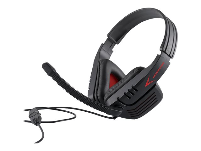 MODECOM MC-823 RANGER Kablet Høretelefoner Sort Rød