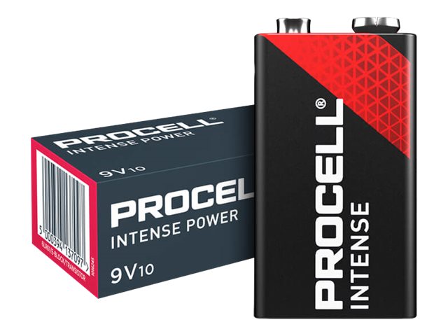 PROCELL Intense - Batteri 10 x 9V - Alkalisk