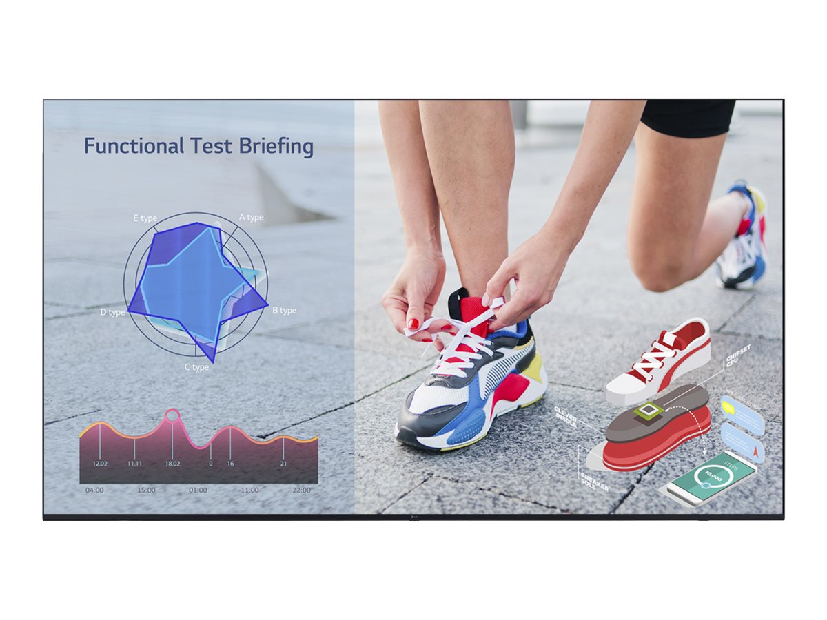 LG 75UL3J-E - 75 Diagonal klasse UL3J Series LED-bagbelyst LCD paneldisplay - digital skiltning med Integrated Pro:Idiom - webOS - 4K UHD (2160p) 3840 x 2160 - direkte belyst LED - askeblå