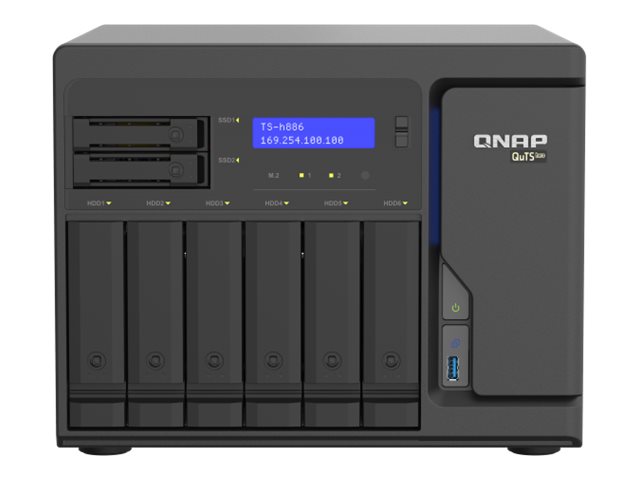 Qnap Ts-h886-d1602-8g 8-bay Desktop Nas