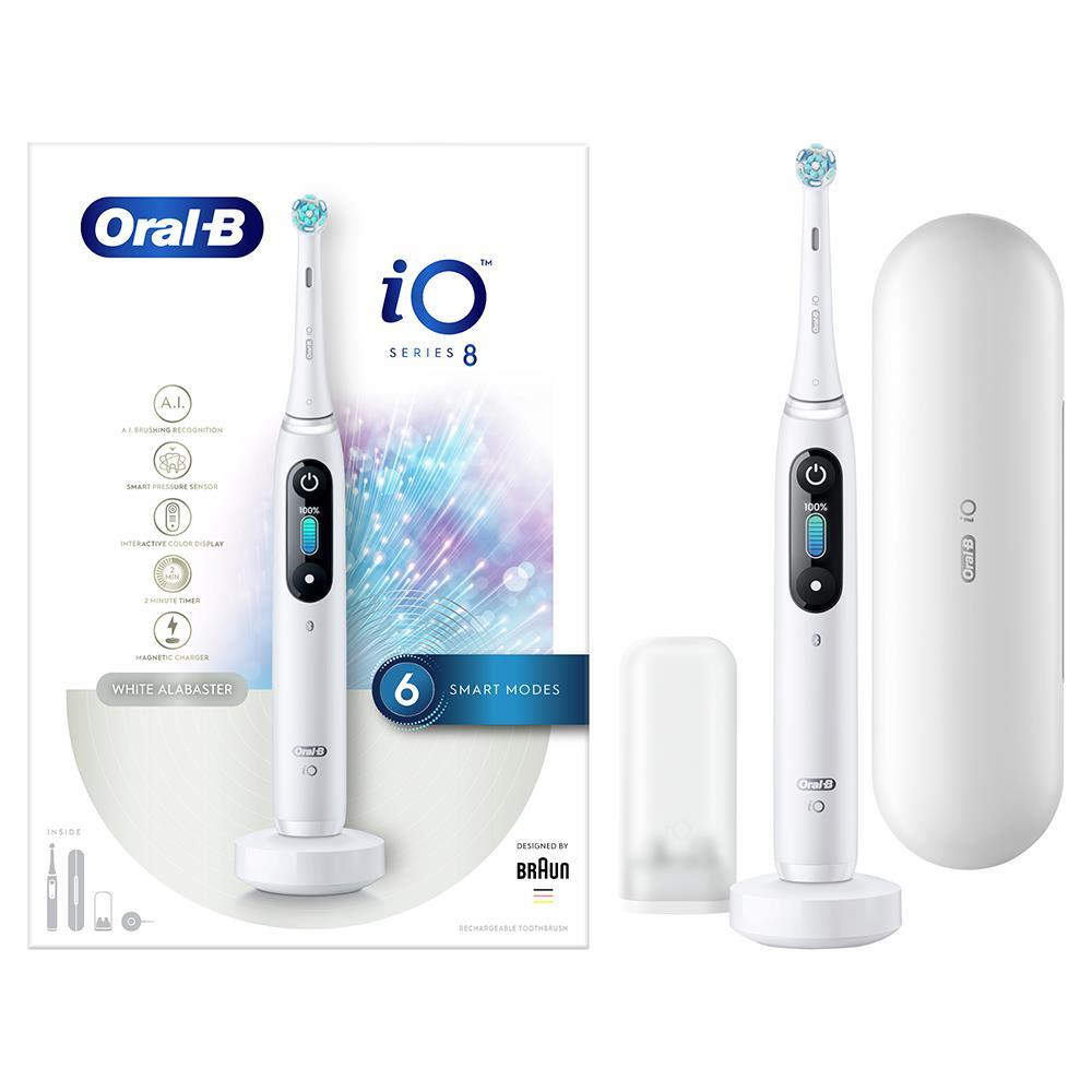 Oral-B iO 4210201363064 elektrisk tandbrste Voksen Roterende tandbrste Hvid