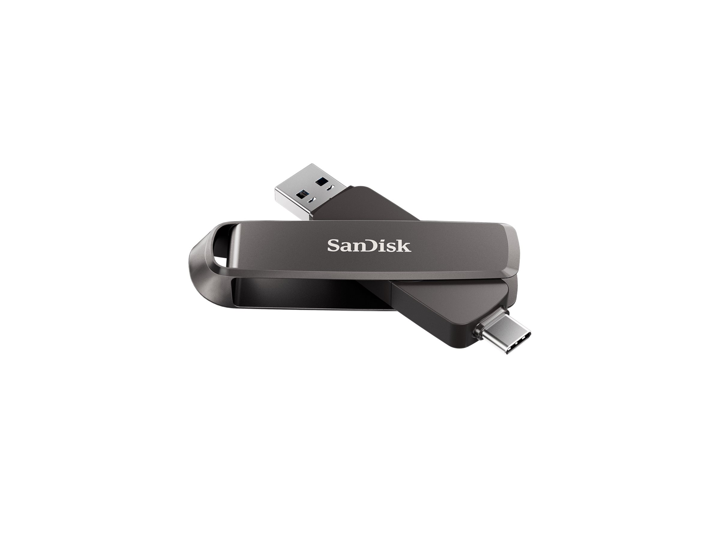SanDisk Extreme PRO Dual Drive 2TB USB-C 3.2 Gen 2 USB stick Sort