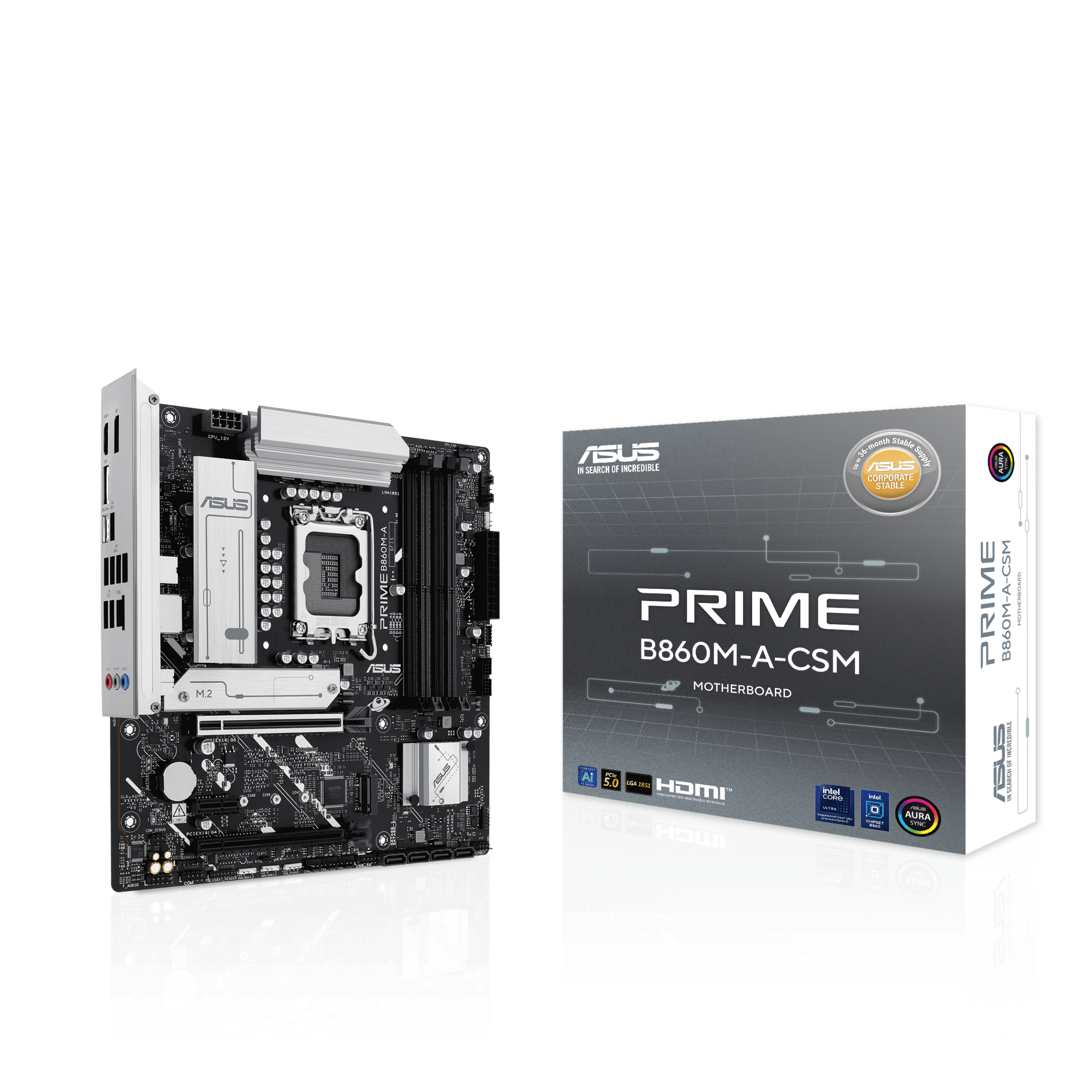 ASUS PRIME B860-PLUS-CSM ATX LGA1851 sokkel Intel B860 billede