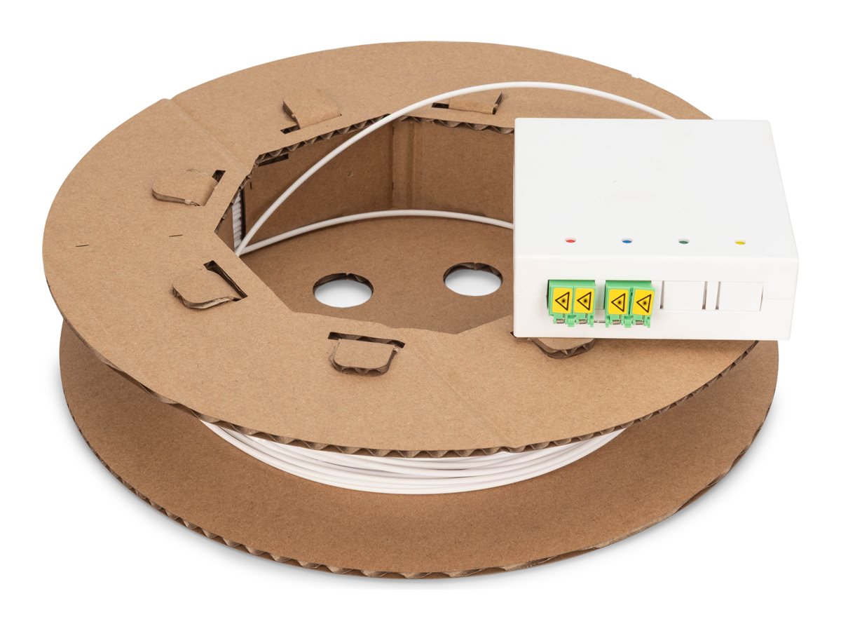 DIGITUS Fttx - Installation Kit 4-Core LC Connector - 50m