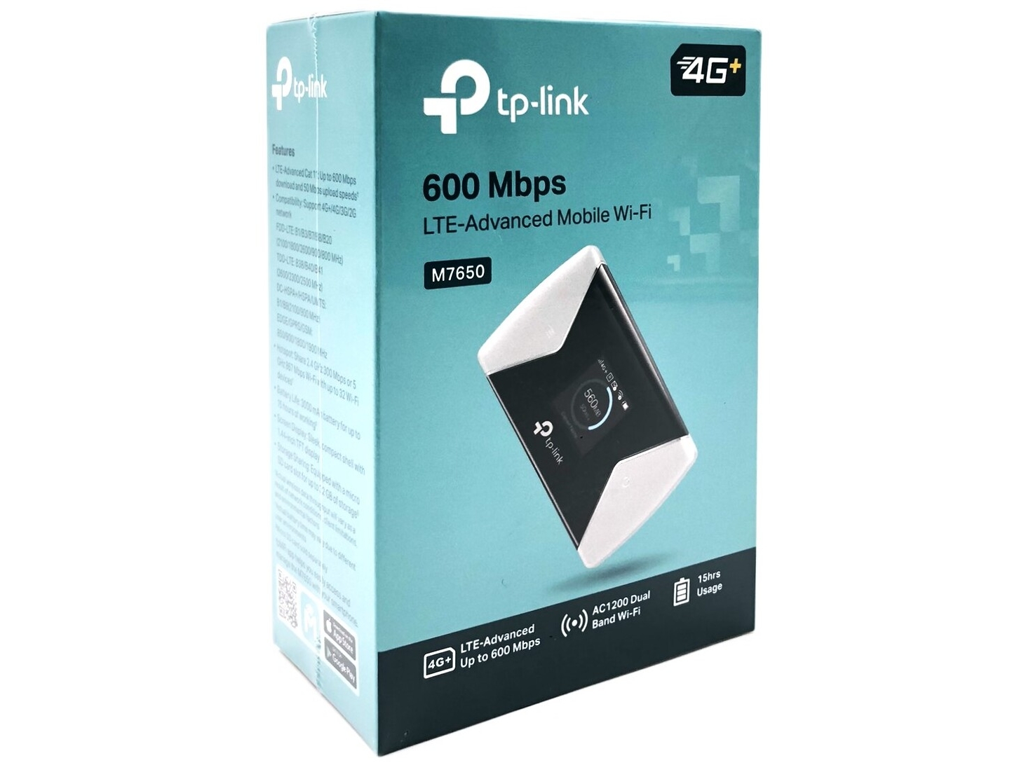 TP-Link M7650 600 Mbps LTE-Advanced Mobile Wi-Fi M7650