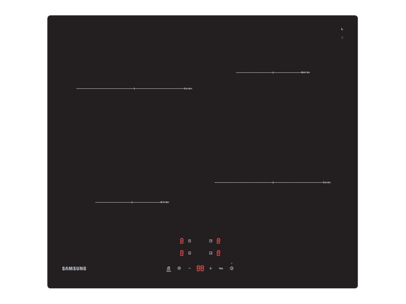 Samsung NZ64T3706A1 Induktionskogeplade