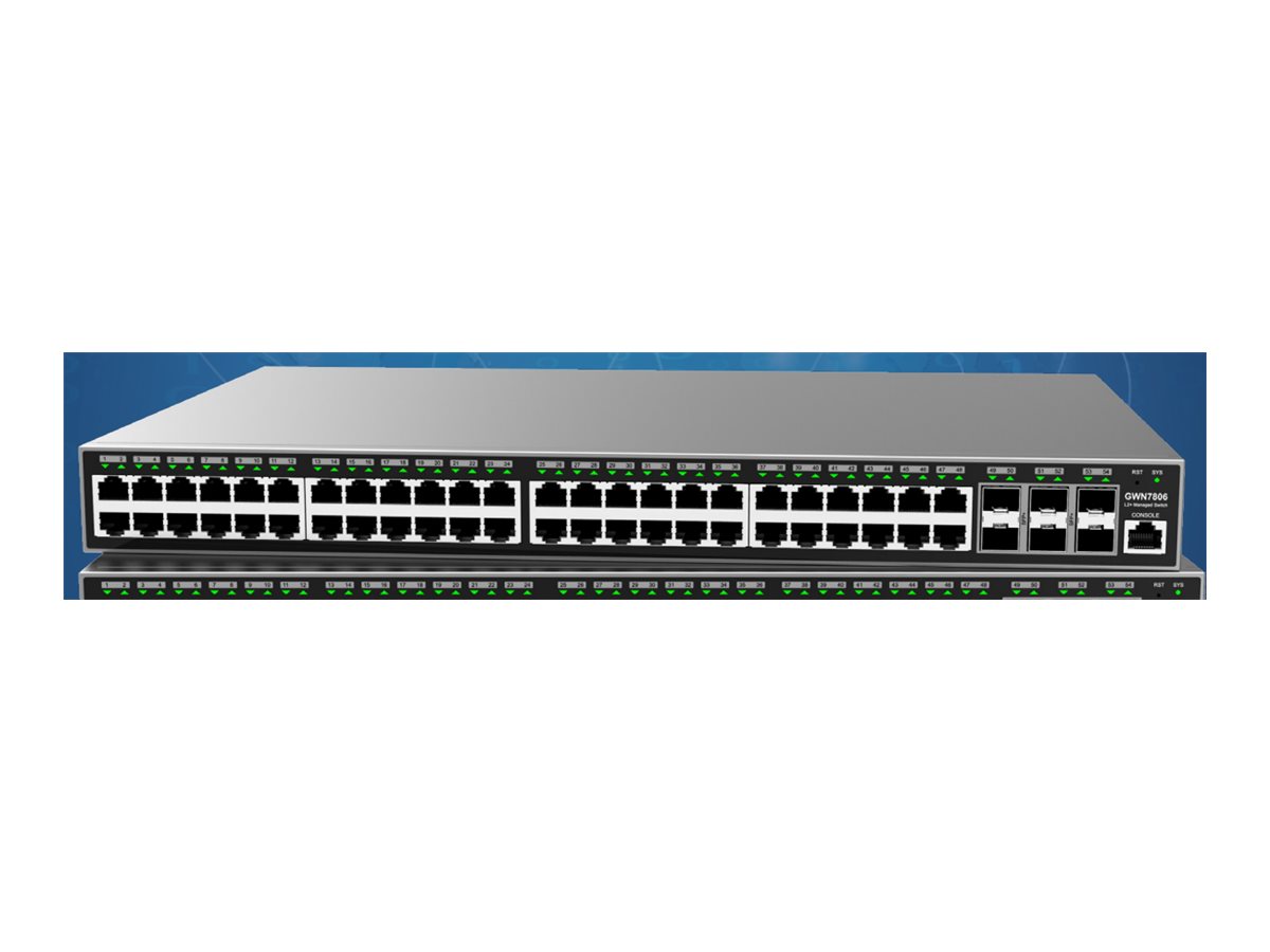 Grandstream GWN7800 Series GWN7806 Switch 48-porte Gigabit Ethernet