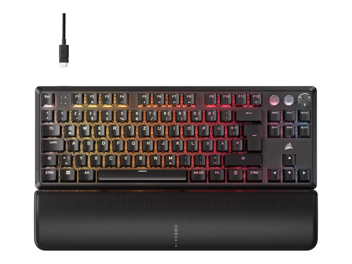 CORSAIR K70 PRO TKL Tastatur Mekanisk RGB Kablet Tysk