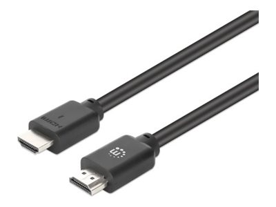 Manhattan HDMI-kabel med Ethernet HDMI Sort