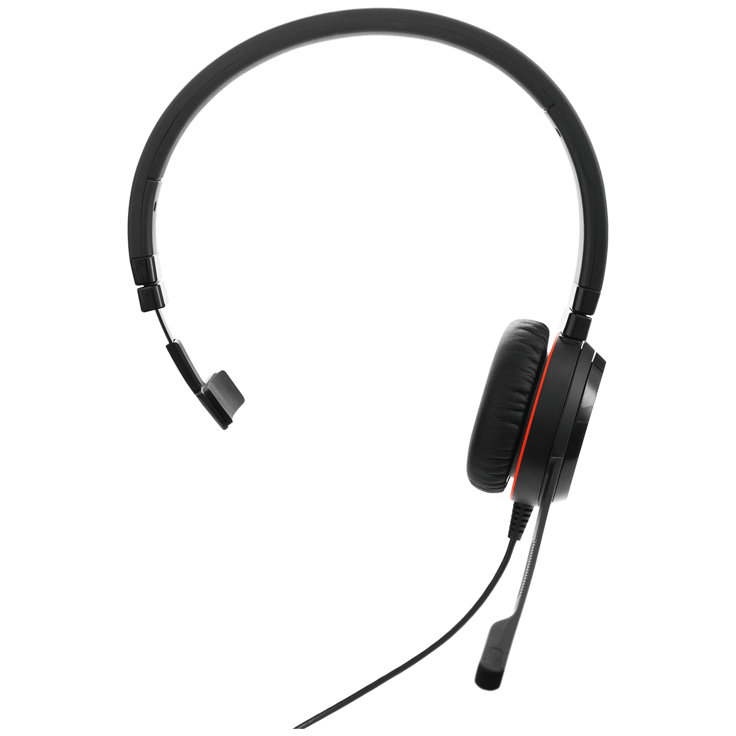 Jabra Evolve 20 MS mono Kablet Høretelefoner Sort