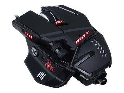 Mad Catz R.A.T. 6+ - Gaming Mus - Optisk - 11 knapper - Sort