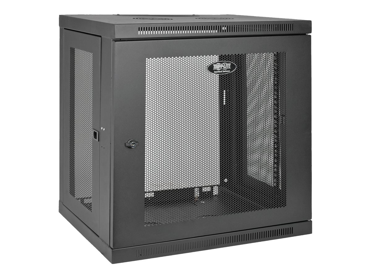Tripp Lite 12U Wall Mount Rack Enclosure Server Cabinet w/ Door & Side Panels Rack Sort