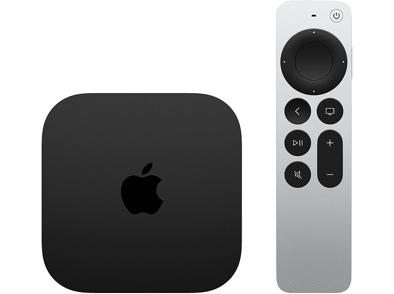 Apple TV 4K (Wi-Fi + Ethernet) Digital AV-afspiller Sort