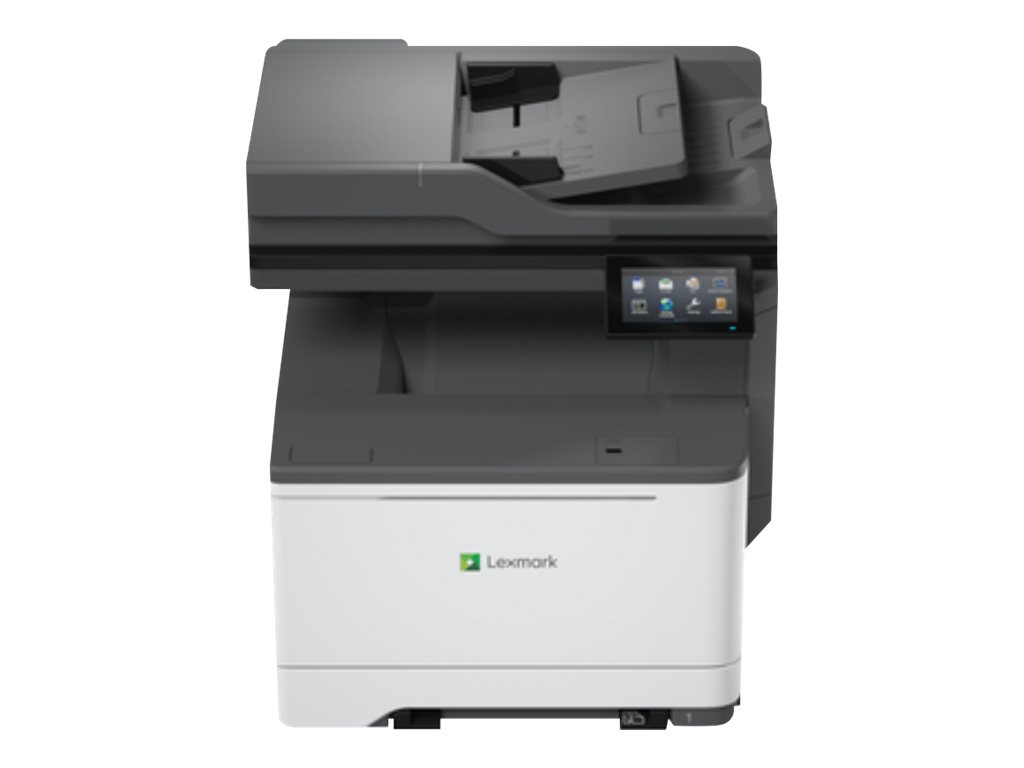 Lexmark CX532adwe - Multifunktionsprinter - farve - laser - A4/Legal (medie) - op til 33 spm (kopiering) - op til 33 spm (udskriver) - 250 ark - 33.6 Kbps - Gigabit LAN, Wi-Fi(ac), USB 2.0 vært, USB 2.0