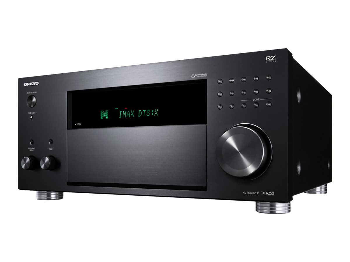 Onkyo TX-RZ50 - AV-netværksmodtager - 8K - 60 fps - HDR - 9.2 kanal - 9 x 250 Watt - sort