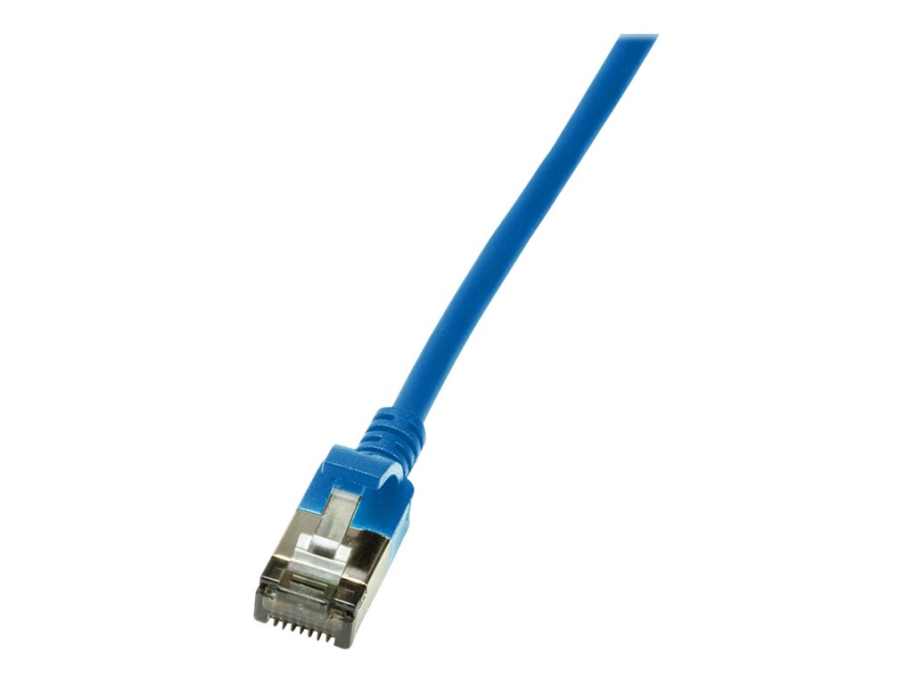 LogiLink Ultraflex SlimLine CAT 6a Shielded PIMF 2m Patchkabel Blå RAL 5015