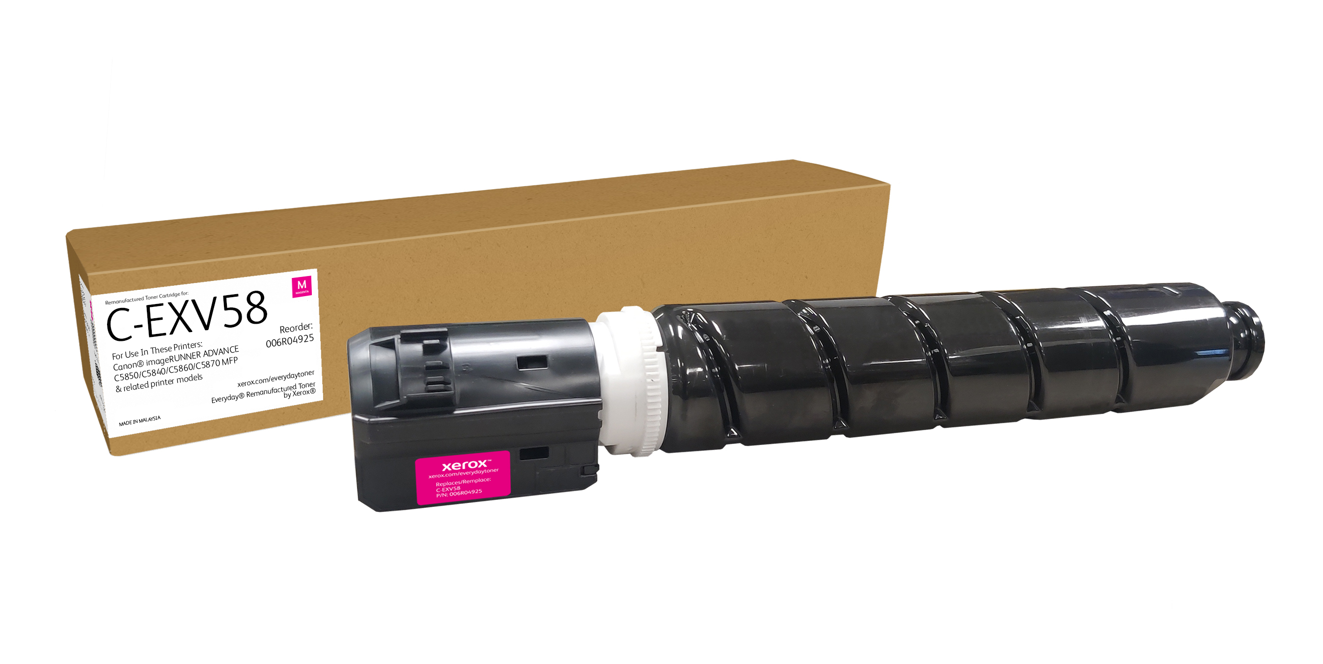 Xerox Everyday - magenta - compatible - remanufactured - toner cartridge (alternative for: Canon 3765C002AA Canon C-EXV58) - Green World Alliance return programme