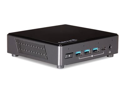 TERRA PC-Micro 3100 SILENT GREENLINE - Barebone - Micro PC 1 x Celeron N5100 / op til 2.8 GHz - RAM 8 GB - SSD 240 GB - NVMe - UHD Graphics - IEEE 802.11ax (Wi-Fi 6), Bluetooth 5.2 - Win 11 Pro - sort