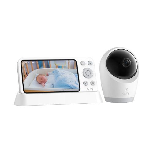 Babyalarm med kamera ANKER Eufy Baby Monitor E21 - sort/hvid