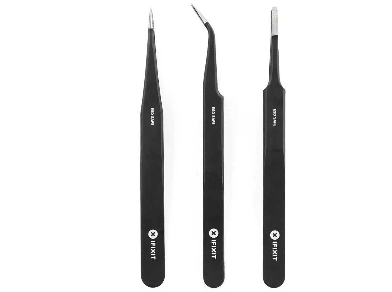 iFixit Precision Tweezer Set PRO - Set of 3 precision tweezers Værktøj - GEEKD.dk