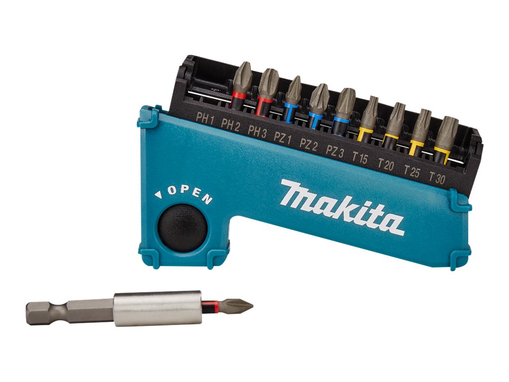 Makita E-03567 Impact Premier Screwdriver Bit Set - 11 Pieces