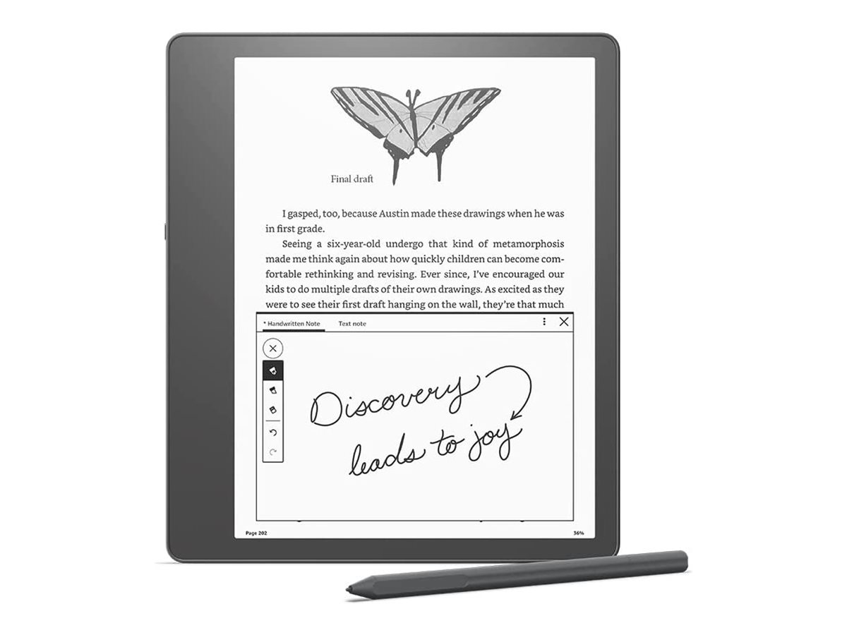 Amazon Kindle Scribe - 1. generation - eBook læser - 16 GB - 10.2 monokrom - touch screen - Bluetooth, Wi-Fi - tungstengrå