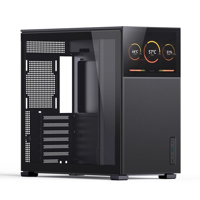 Jonsbo D41 MESH Screen ATX Case, Tempered Glass - black Kabinet - GEEKD.dk